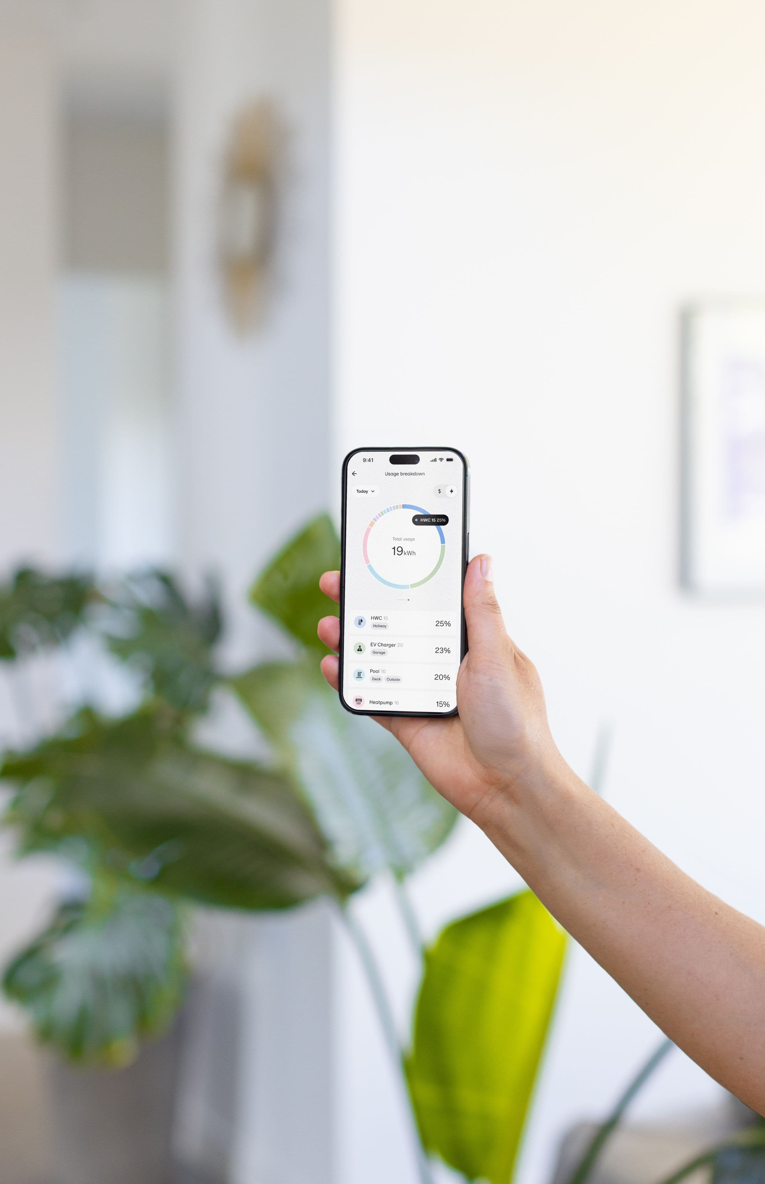 The Basis Home App shown on a phone