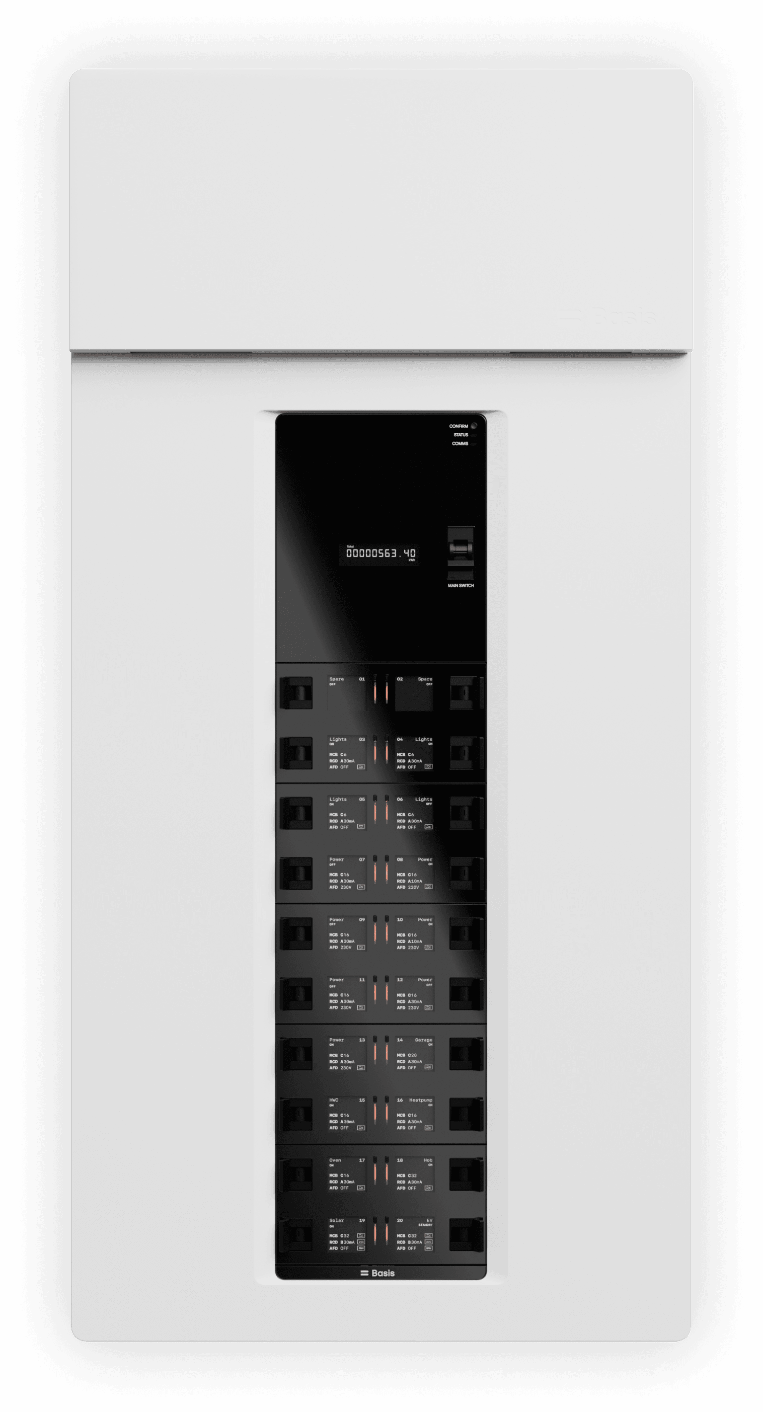Basis Board front view, centered