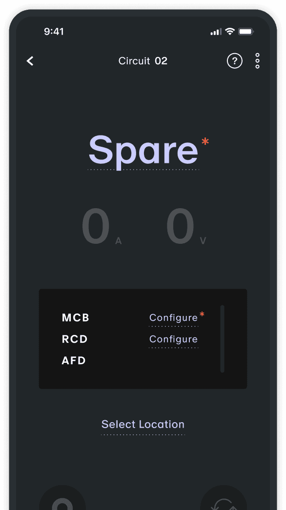Trade App circuit customisation