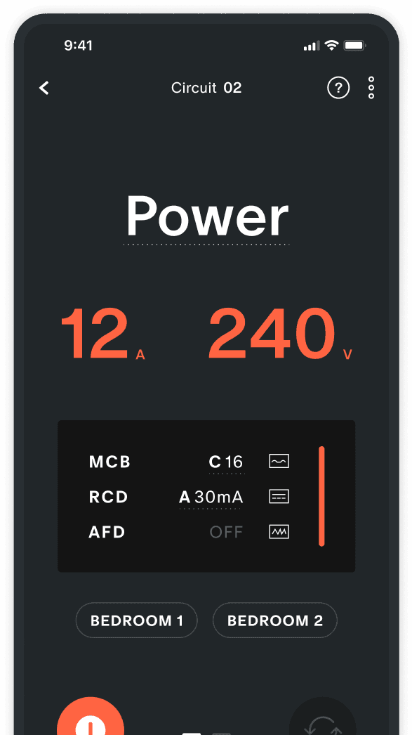 Trade App live circuit data